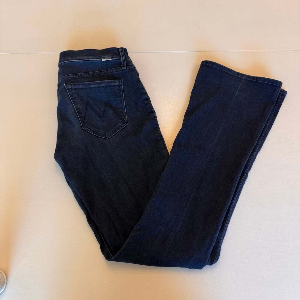 Mother The Runaway Strange Brew Size 28 Jeans Flare Leg Low Rise Boot Cut